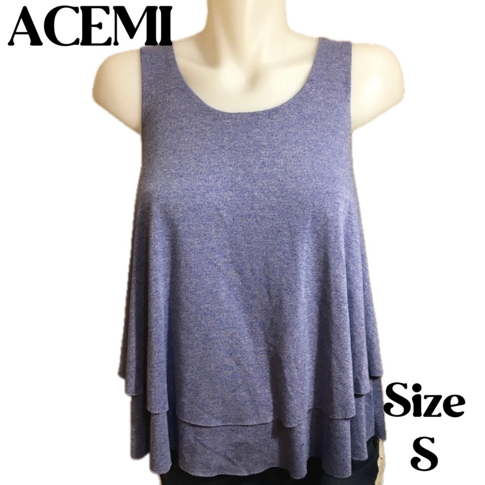 ACEMI WOMENS SLEEVELESS TANK BLOUSE SIZE SM NWOT